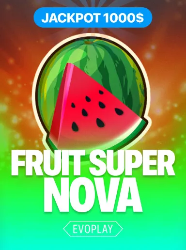 Скриншот игры Fruit Super Nova с розыгрышем Jackpot